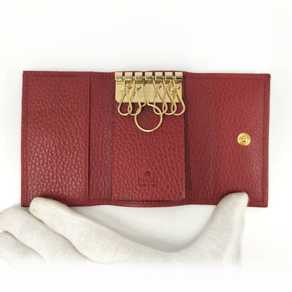 Gucci 6 Key Case Red Key Holder — view 2