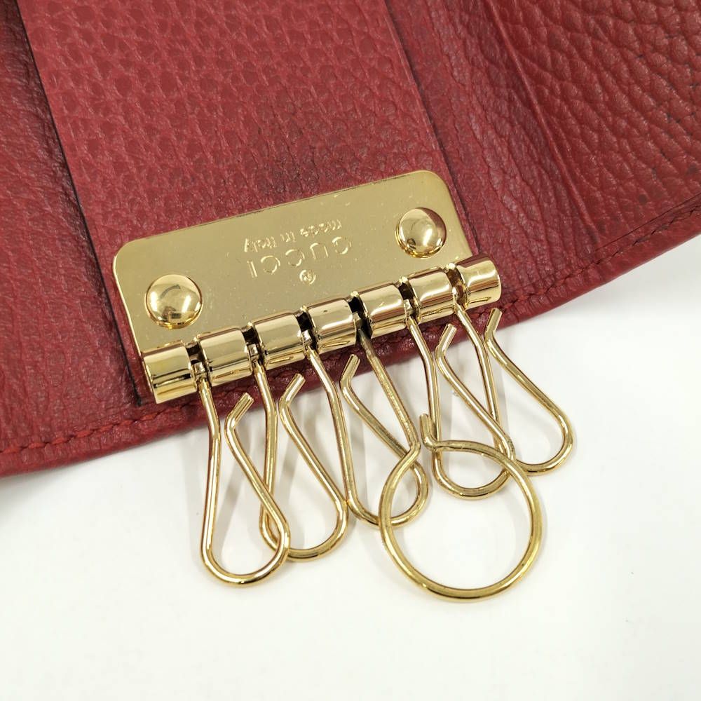 Gucci 6 Key Case Red Key Holder — view 7