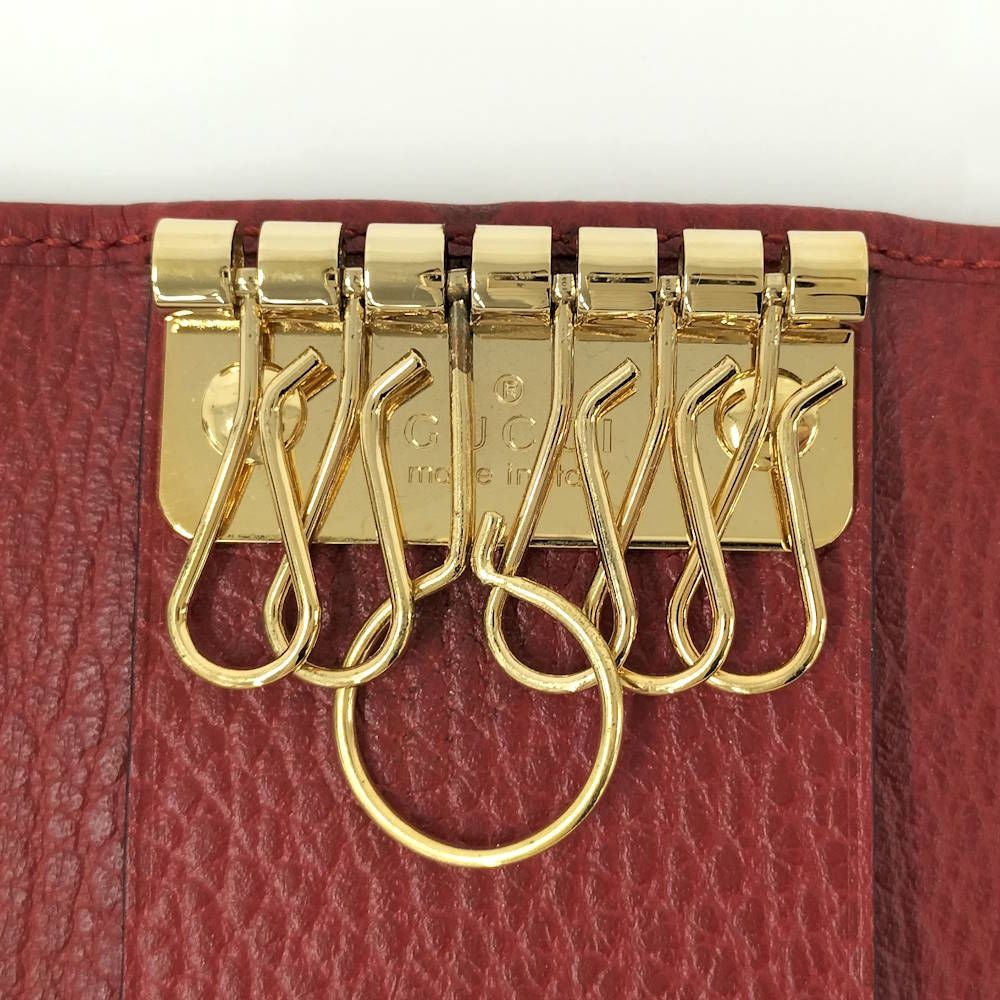 Gucci 6 Key Case Red Key Holder — view 8