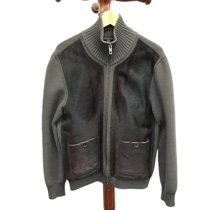 Louis Vuitton Jacket Knit Wool Brown