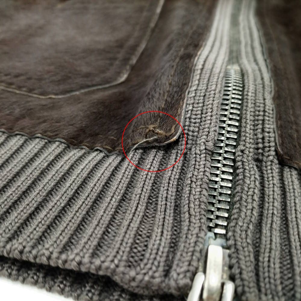 Louis Vuitton Jacket Knit Wool Brown — view 7
