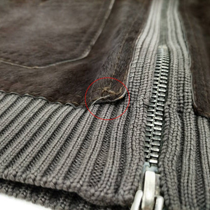 Louis Vuitton Jacket Knit Wool Brown — view 7