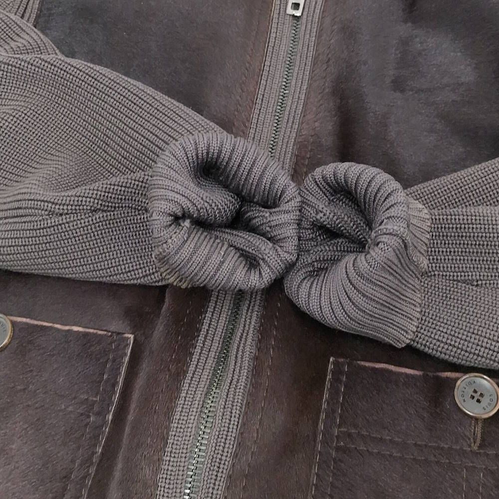 Louis Vuitton Jacket Knit Wool Brown — view 6