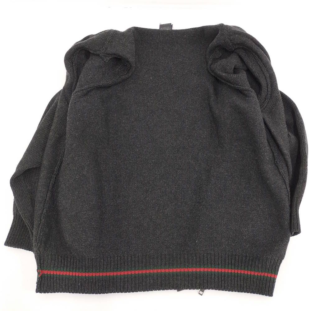 Gucci Jacket M Knit Suede Black — view 8