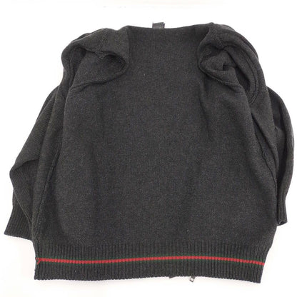 Gucci Jacket M Knit Suede Black — view 8