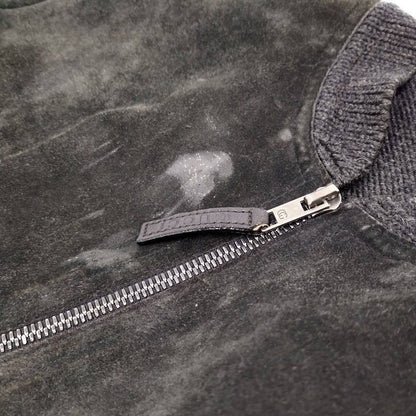 Gucci Jacket M Knit Suede Black — view 5