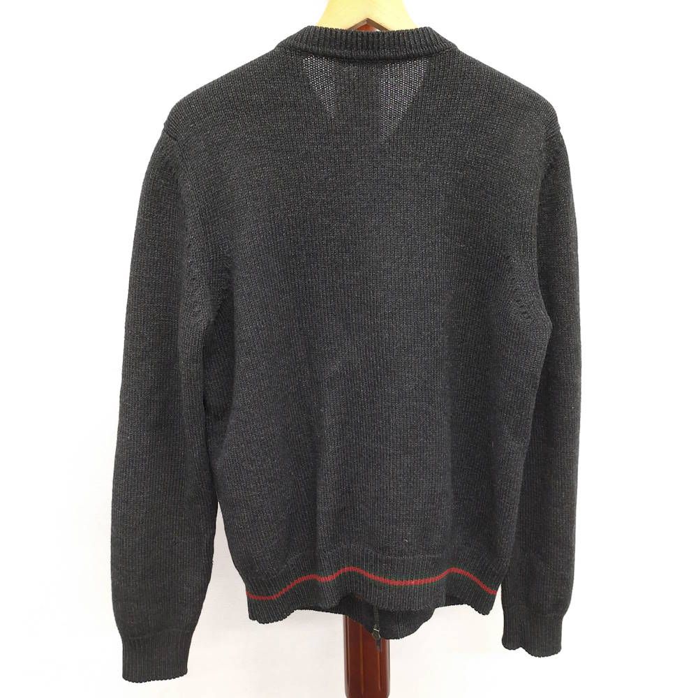 Gucci Jacket M Knit Suede Black — view 2