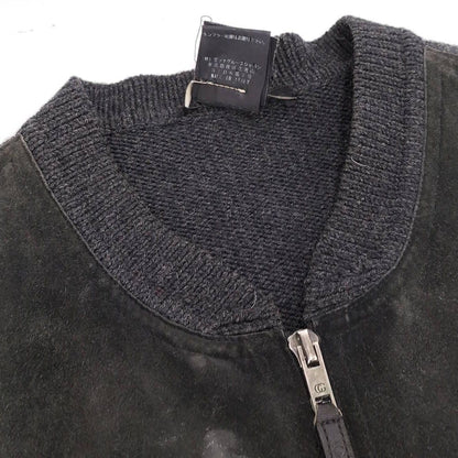 Gucci Jacket M Knit Suede Black — view 3