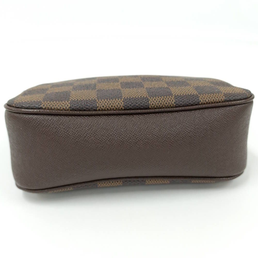 Louis Vuitton Trousse Makeup Cosmetic Pouch Damier Ebene — view 4