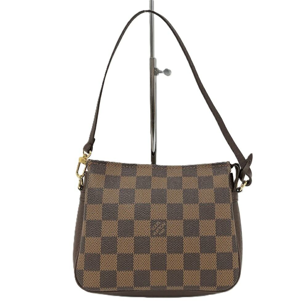 Louis Vuitton Trousse Makeup Cosmetic Pouch Damier Ebene