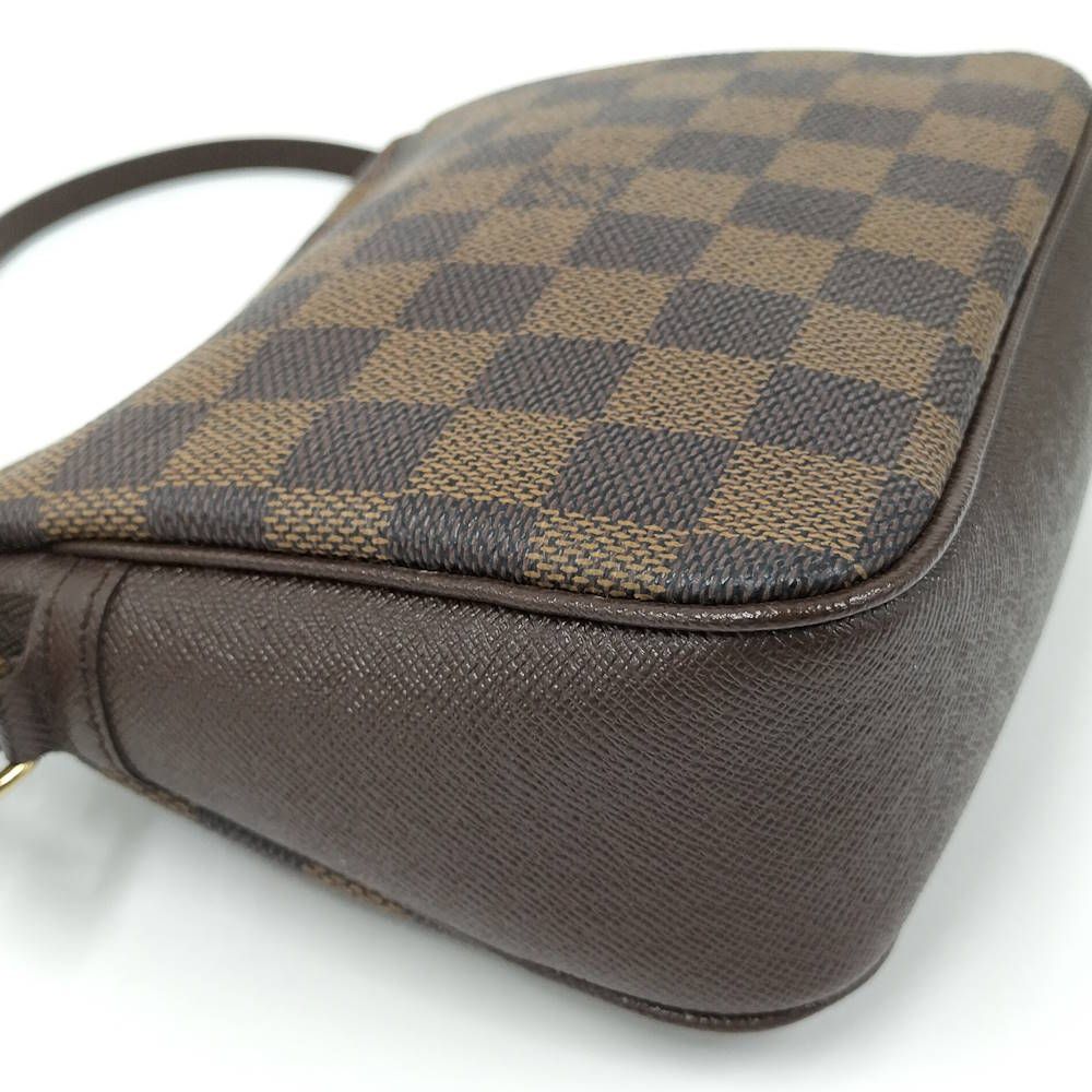 Louis Vuitton Trousse Makeup Cosmetic Pouch Damier Ebene — view 3