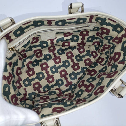 Gucci Handbag GG Leather Canvas Brown — view 8