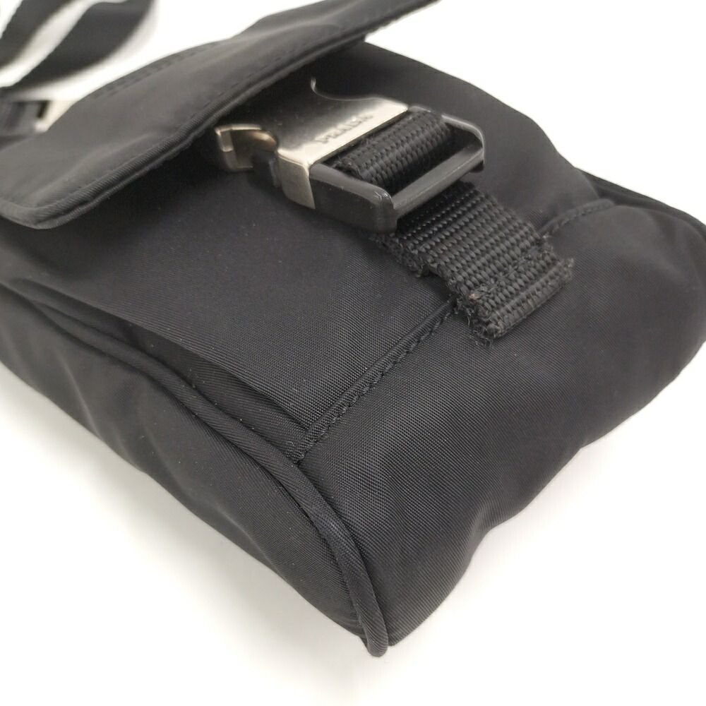 Prada Phone Shoulder Bag Nylon Black — view 4