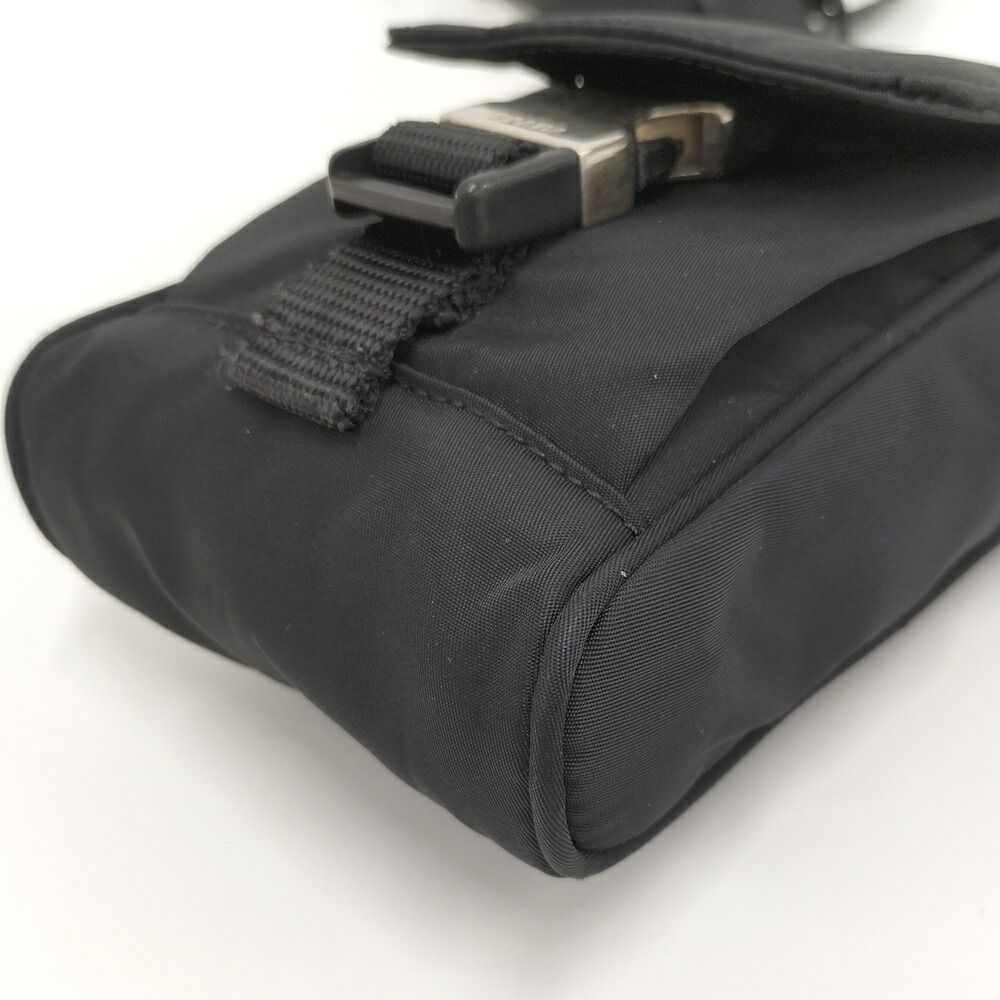 Prada Phone Shoulder Bag Nylon Black — view 3