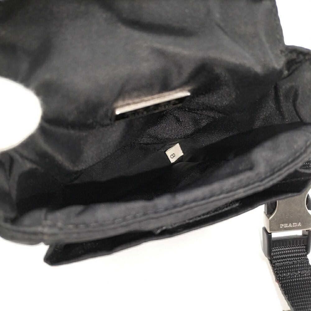 Prada Phone Shoulder Bag Nylon Black — view 9