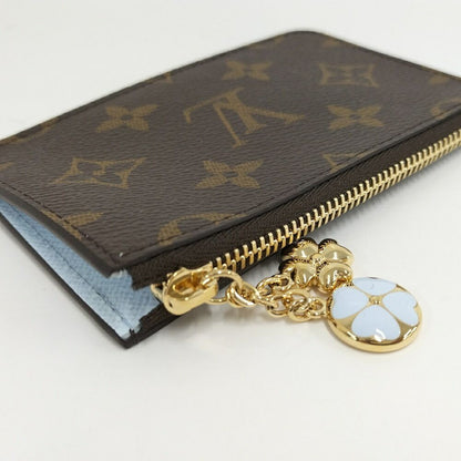 Louis Vuitton Card Holder Romy Case Monogram Light Blue — view 4