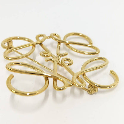 Loewe Brooch Anagram Gold Plated — view 5
