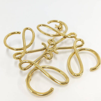 Loewe Brooch Anagram Gold Plated — view 7