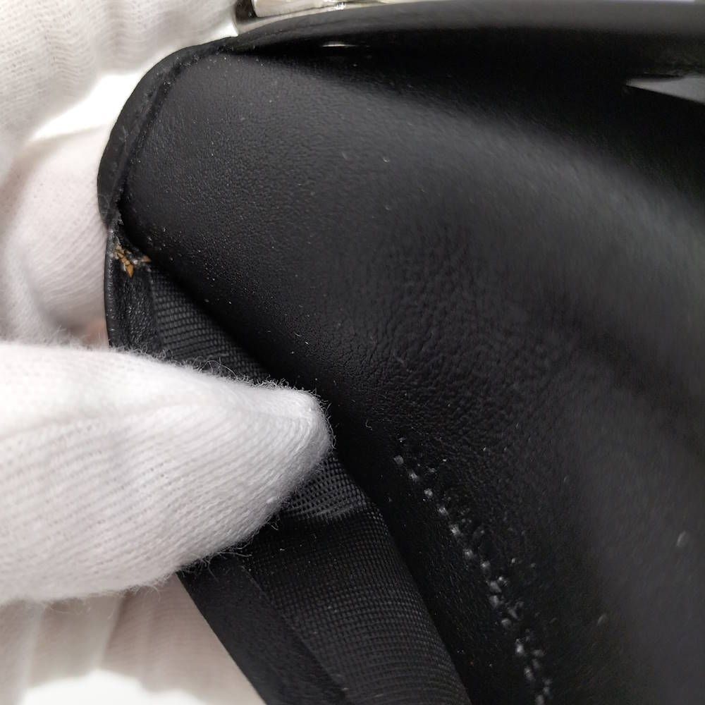 Gucci 6 Key Case Guccissima Interlocking GG Pattern Leather Black Key Holder — view 9