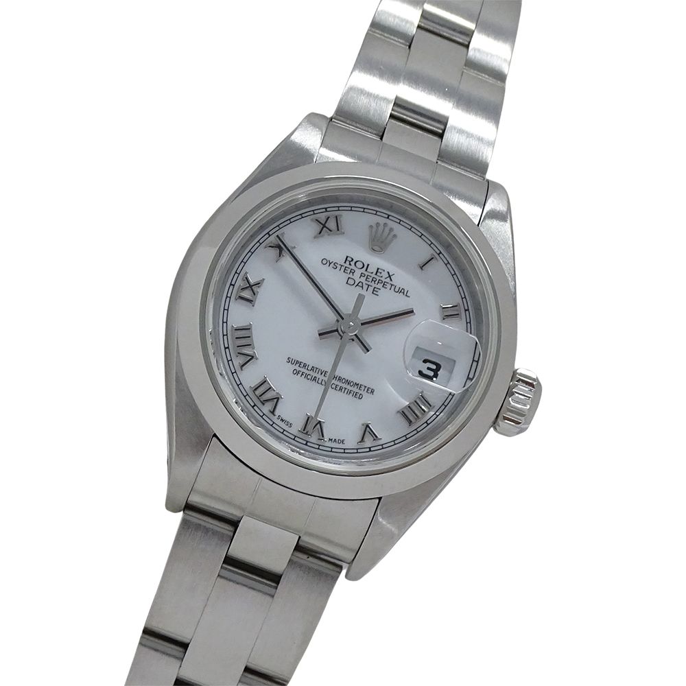 Rolex Oyster Perpetual Date Number Watch Automatic Winding at Stainless Steel