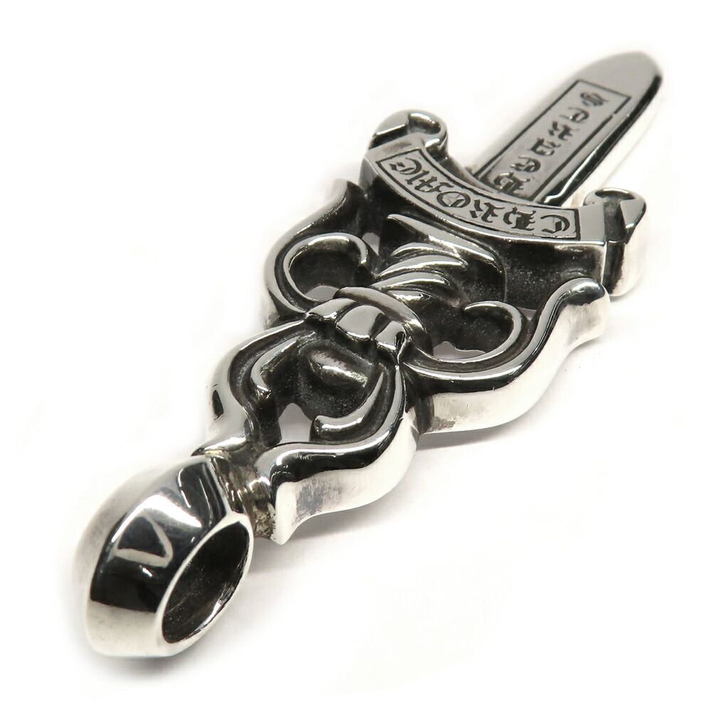 Chrome Hearts Necklace Pendant Large Daga 925 Sterling Silver — view 5