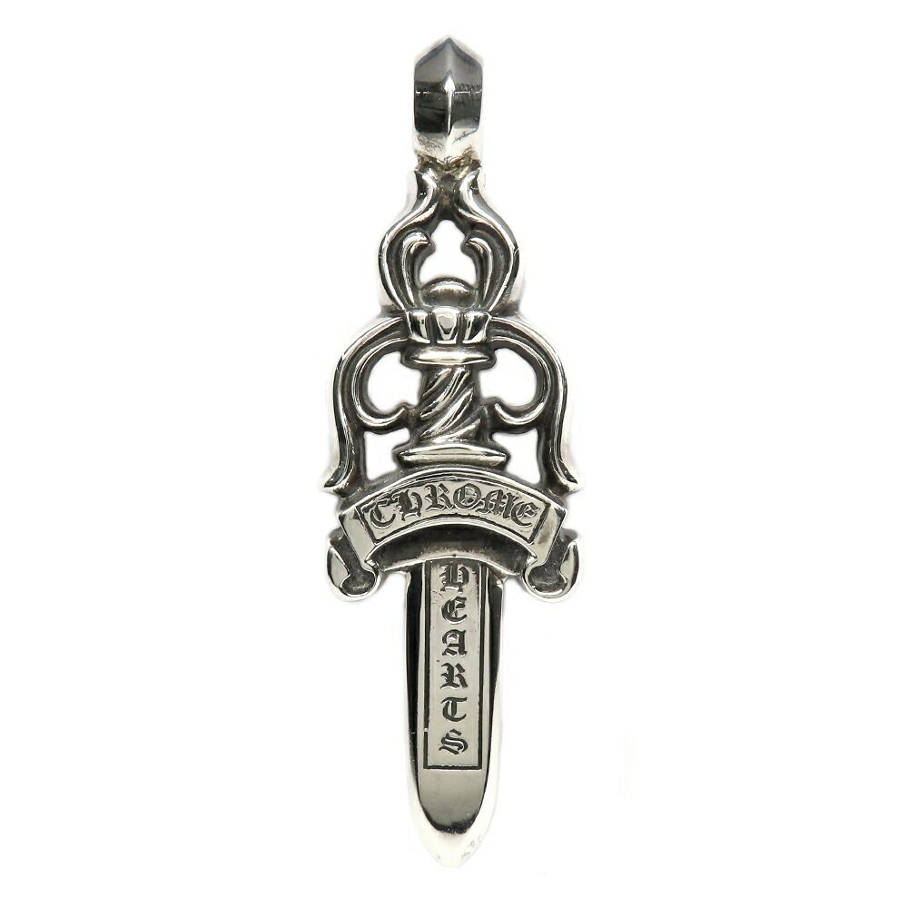 Chrome Hearts Necklace Pendant Large Daga 925 Sterling Silver