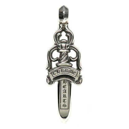 Chrome Hearts Necklace Pendant Large Daga 925 Sterling Silver