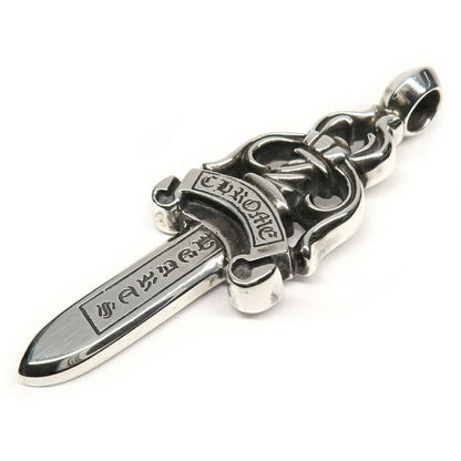 Chrome Hearts Necklace Pendant Large Daga 925 Sterling Silver — view 2
