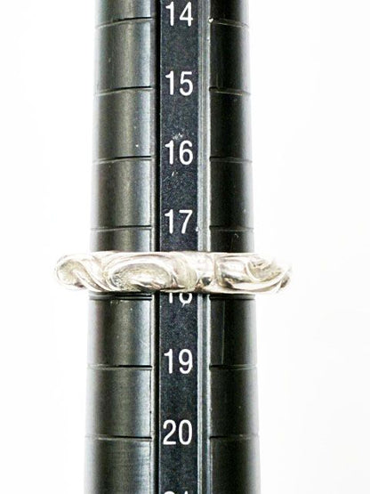 Chrome Hearts Scrl Band Scroll Ring Silver — view 7