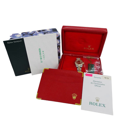 Rolex Datejust Number Watch Diamond Automatic Winding at Stainless Steel Gold — view 8
