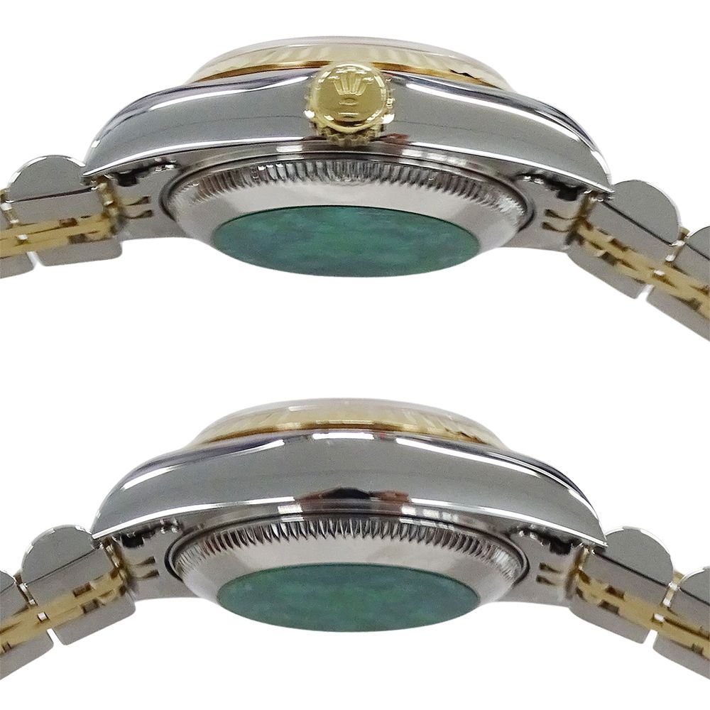 Rolex Datejust Number Watch Diamond Automatic Winding at Stainless Steel Gold — view 3