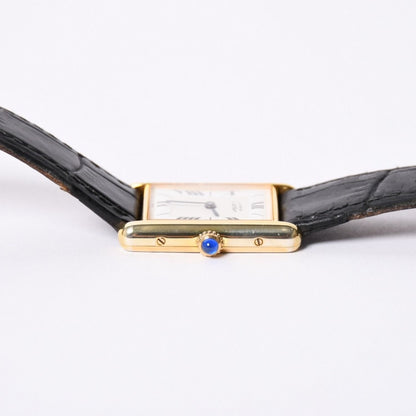 Cartier Must Tank LM Watch Quartz Vermeil 925 Sterling Silver — view 8