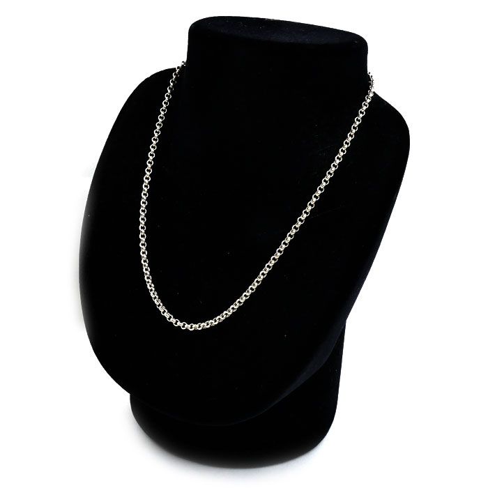 Hermes 925 Sterling Silver Vintage Koumaru Necklace 40 cm — view 4