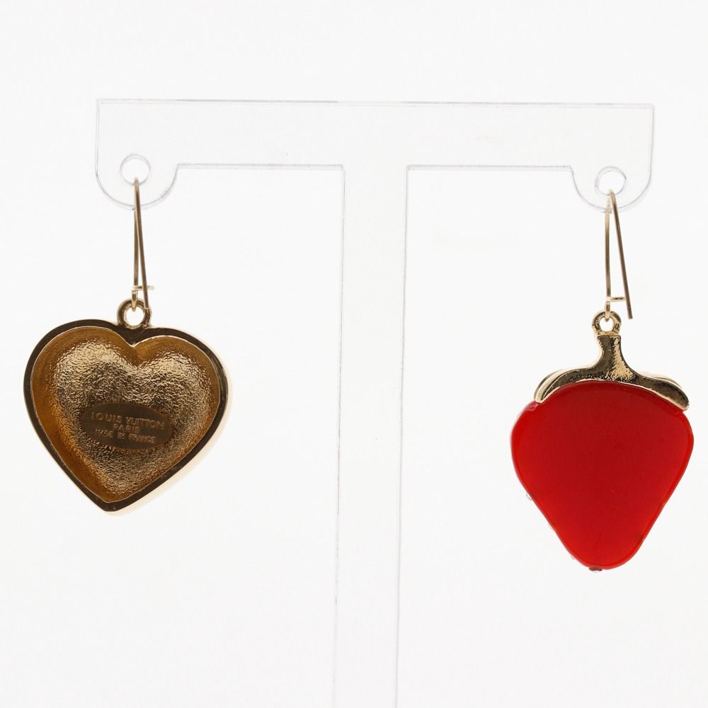 Louis Vuitton Boucle D'reil Frais Strawberry Resin Line Stone Pink Earrings — view 4
