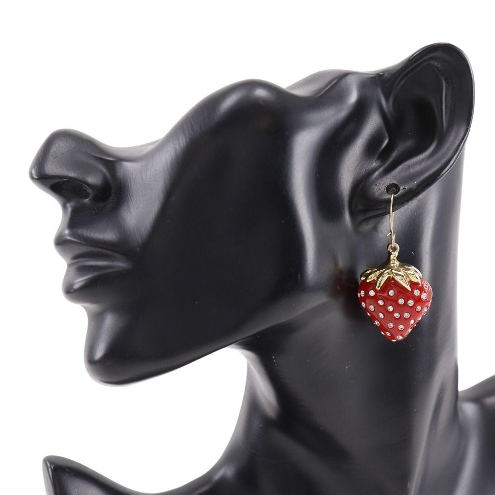 Louis Vuitton Boucle D'reil Frais Strawberry Resin Line Stone Pink Earrings — view 2