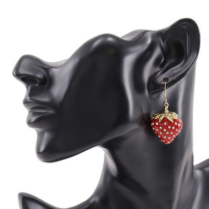 Louis Vuitton Boucle D'reil Frais Strawberry Resin Line Stone Pink Earrings — view 2