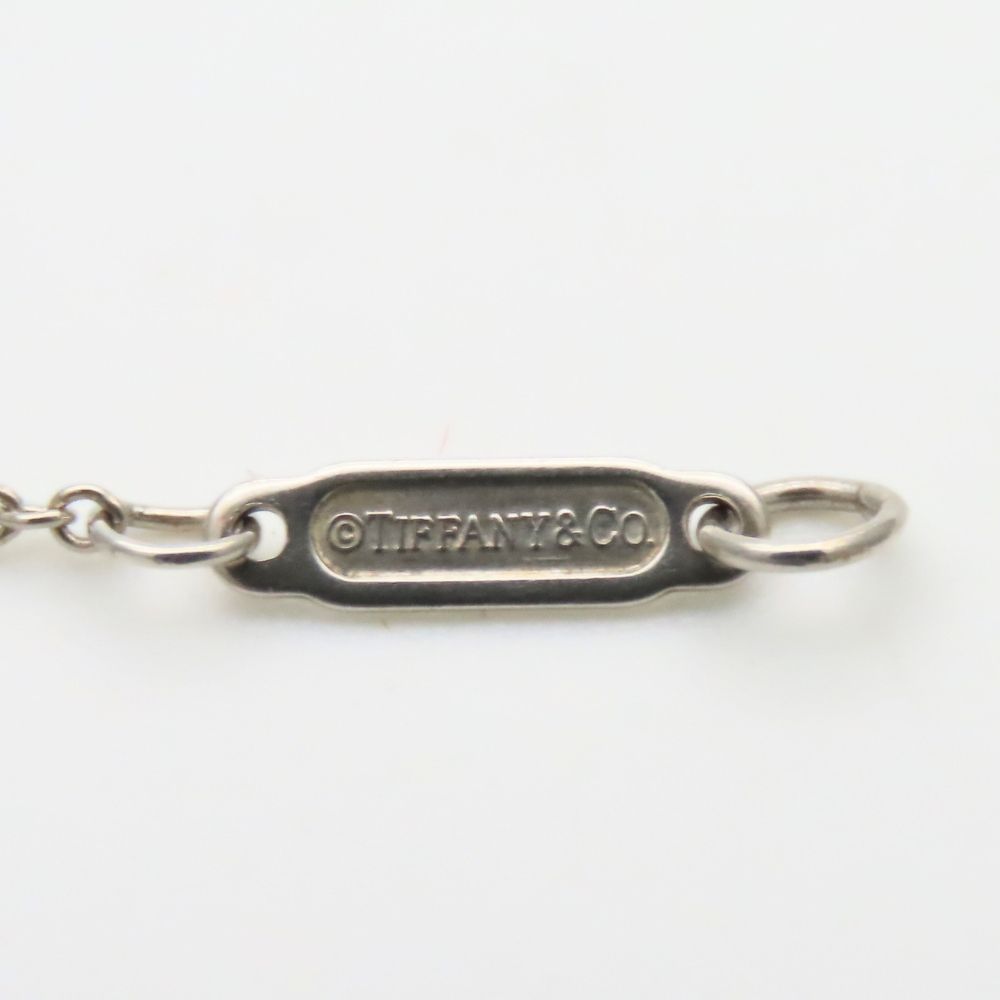 Tiffany & Co Necklace Fold Heart 925 Sterling Silver Pendant — view 8