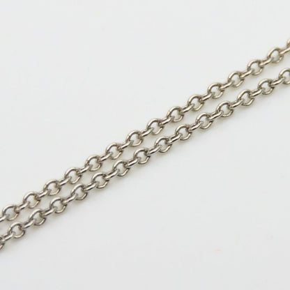 Tiffany & Co Necklace Fold Heart 925 Sterling Silver Pendant — view 7