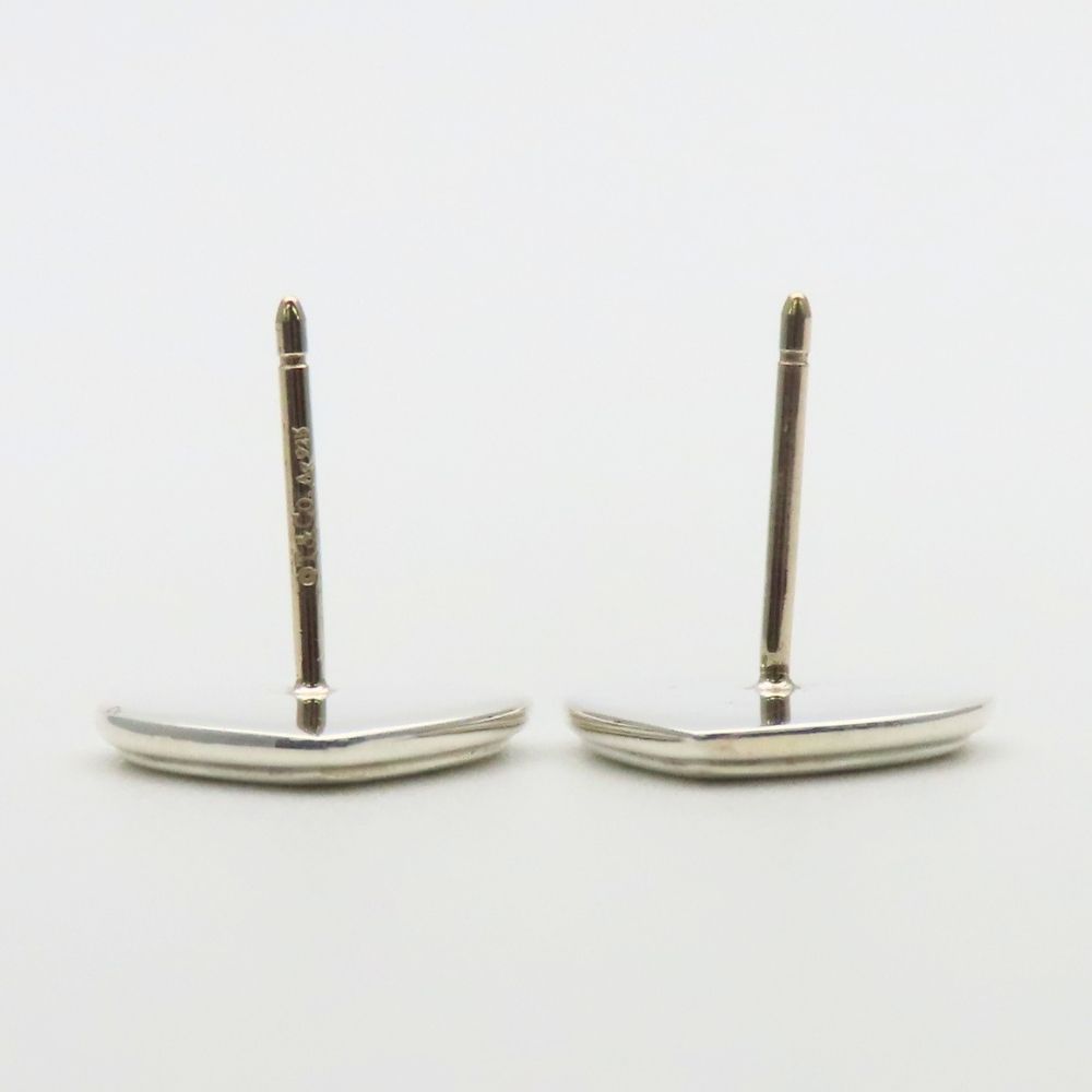 Tiffany & Co Earrings Return to Mini Love Heart 925 Sterling Silver Enamel — view 5