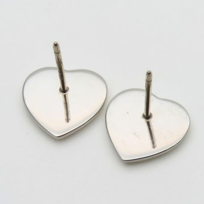 Tiffany & Co Earrings Return to Mini Love Heart 925 Sterling Silver Enamel — view 4