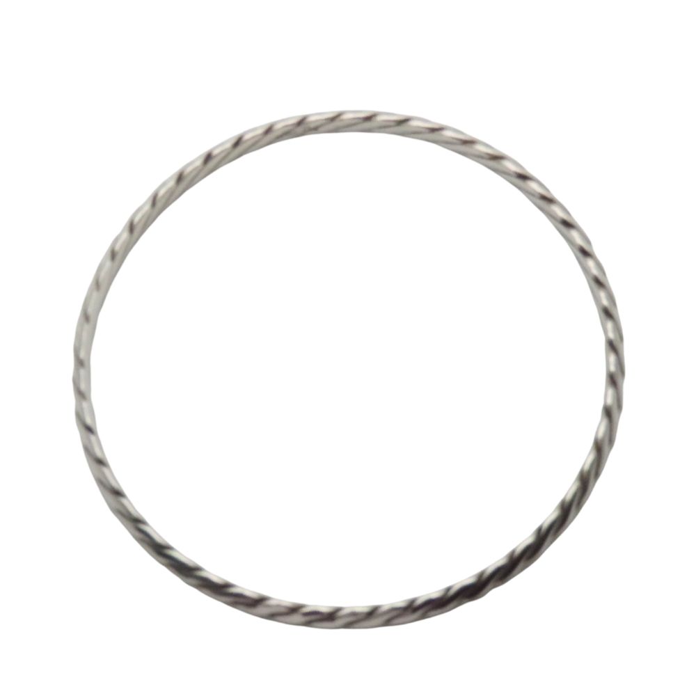 Tiffany & Co Bracelet Knife Edge Twist Sterling Silver Bangle Simple — view 2