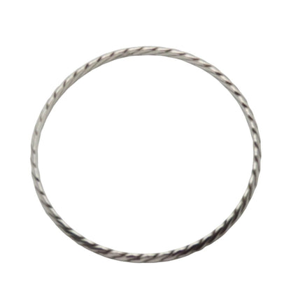 Tiffany & Co Bracelet Knife Edge Twist Sterling Silver Bangle Simple — view 2