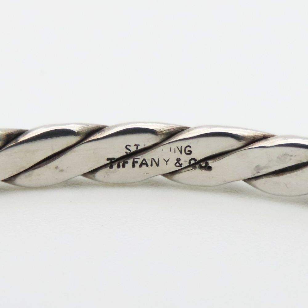 Tiffany & Co Bracelet Knife Edge Twist Sterling Silver Bangle Simple — view 3