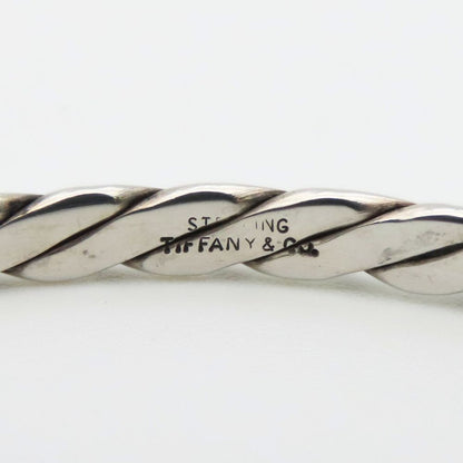 Tiffany & Co Bracelet Knife Edge Twist Sterling Silver Bangle Simple — view 3