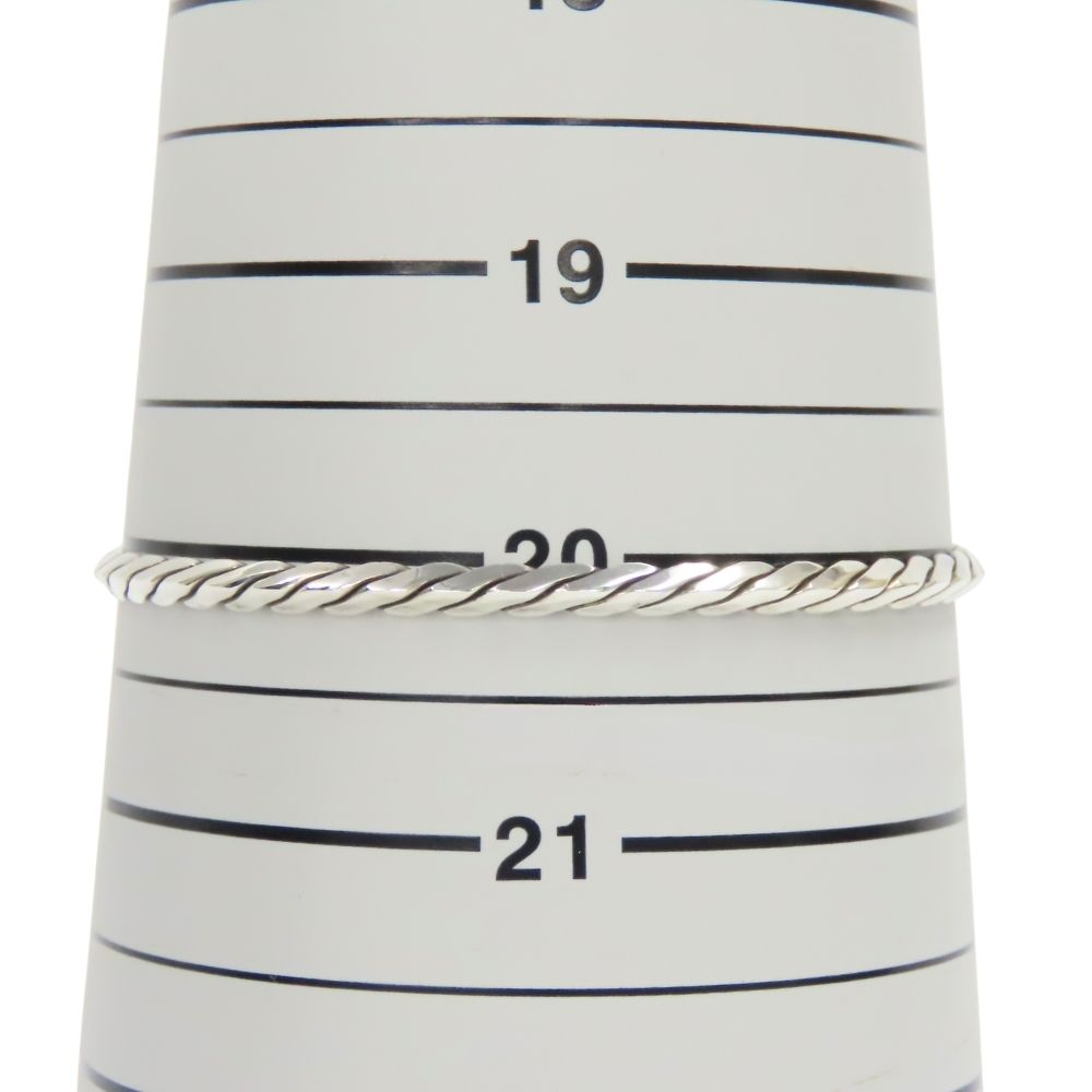 Tiffany & Co Bracelet Knife Edge Twist Sterling Silver Bangle Simple — view 7