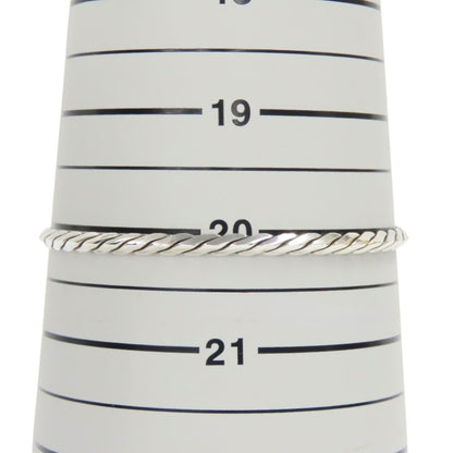 Tiffany & Co Bracelet Knife Edge Twist Sterling Silver Bangle Simple — view 7