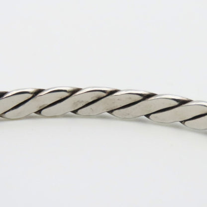 Tiffany & Co Bracelet Knife Edge Twist Sterling Silver Bangle Simple — view 5
