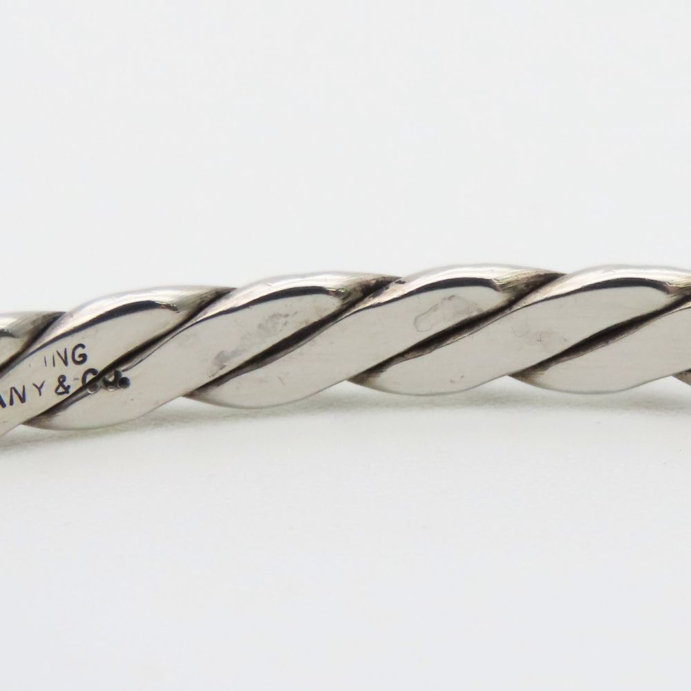 Tiffany & Co Bracelet Knife Edge Twist Sterling Silver Bangle Simple — view 4
