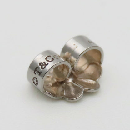 Tiffany & Co Earrings Ribbon Bow 925 Sterling Silver Simple — view 7