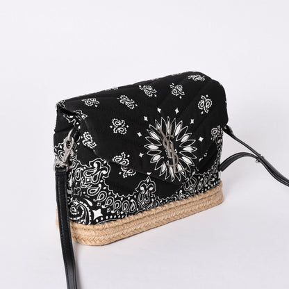 Saint Laurent Toy Loulou Shoulder Bag Paisley Pattern Chevron Quilted YSL Logo — view 3